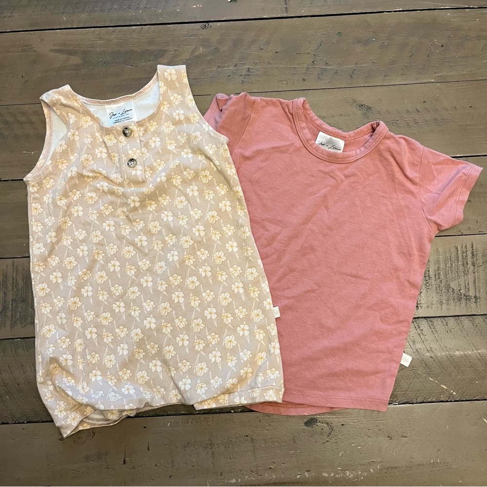 Jax & Lennon 6-12M 2pc summer lot